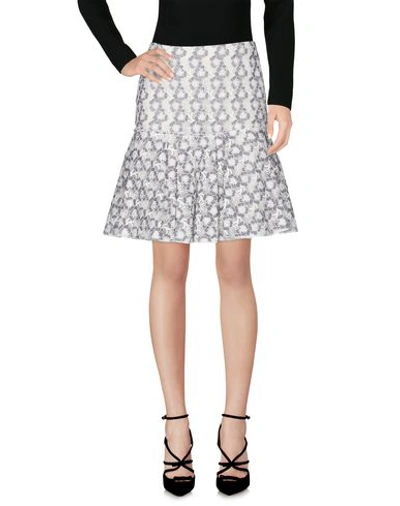 Shop Giambattista Valli Knee Length Skirt In White