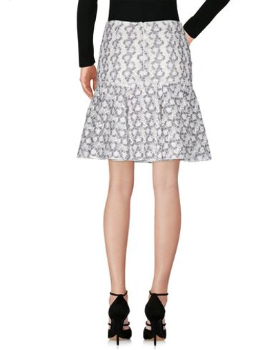 Shop Giambattista Valli Knee Length Skirt In White