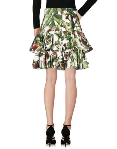 Shop Dolce & Gabbana Woman Mini Skirt White Size 10 Cotton