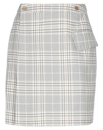 Shop Acne Studios Knee Length Skirt In Light Grey