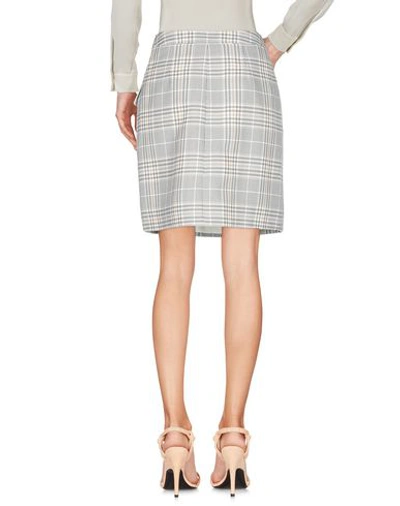 Shop Acne Studios Knee Length Skirt In Light Grey