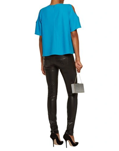 Shop Raoul Blouse In Turquoise