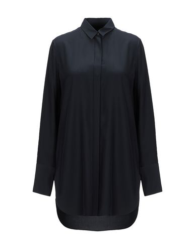 Jil Sander Silk Shirts & Blouses In Dark Blue | ModeSens