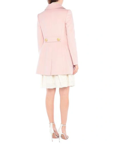 Shop Dolce & Gabbana Coat In Light Pink