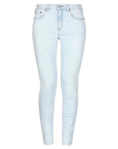 Shop Acne Studios Woman Jeans Blue Size 25w-32l Cotton, Elastomultiester, Elastane