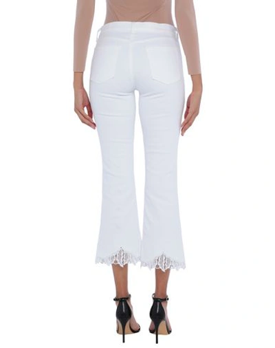 Shop J Brand Woman Jeans White Size 25 Cotton, Polyester, Elastane