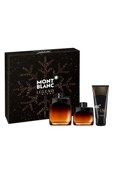 Shop Montblanc Legend Night Eau De Parfum Set (usd $193 Value)