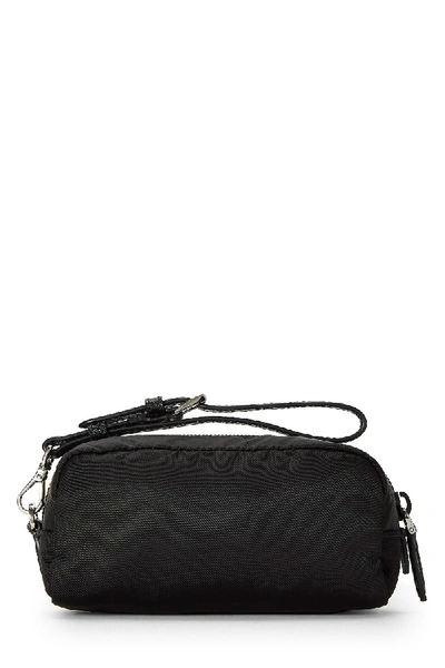 Pre-owned Prada Black Nylon Pouch