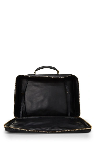 Pre-owned Chanel Black Quilted Calfskin Suitcase