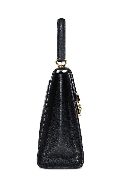 Pre-owned Gucci Black Leather Top Handle Bag