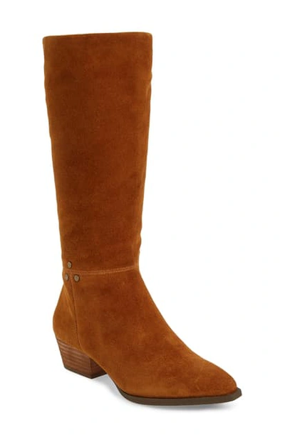 Shop Band Of Gypsies Larkspur Knee High Boot In Rust Suede