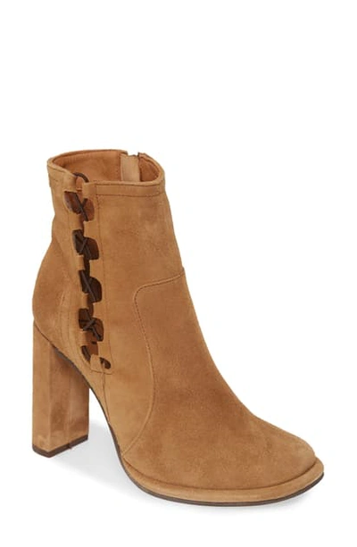Shop Free People Mariette Bootie In Taupe Suede