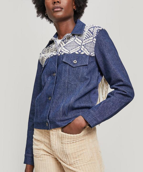 levis fringe trucker jacket