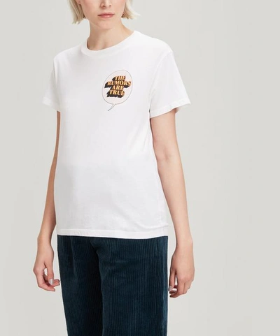 Shop Monogram Rumours Cotton T-shirt In White