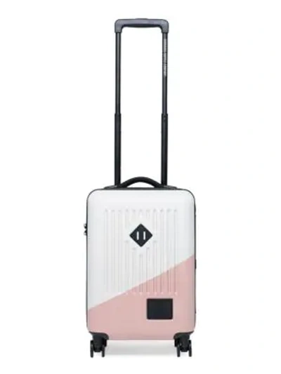 Shop Herschel Supply Co Trade Power Carry-on Suitcase In Silver Rose
