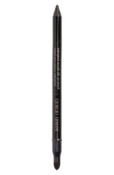 Shop Giorgio Armani Eyes To Kill Waterproof Eye Pencil In #1 Black