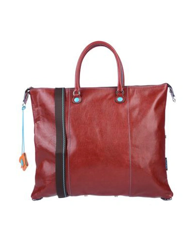 Shop Gabs Handbag In Maroon