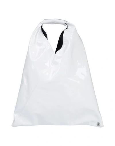 Shop Mm6 Maison Margiela Handbag In White