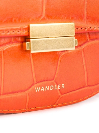 Shop Wandler Leather Anna Belt Bag Spicy Orange