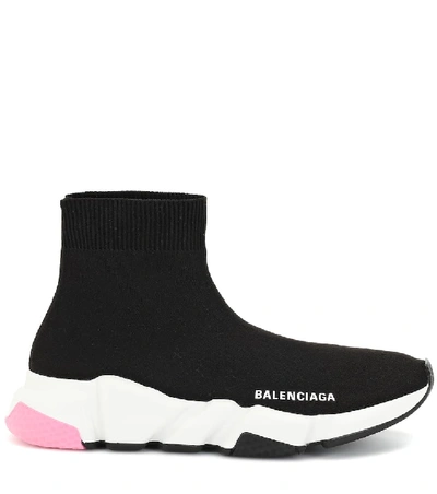 Shop Balenciaga Speed Sneakers In Black