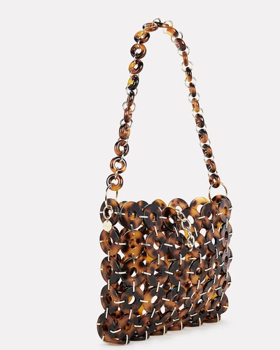 Shop Cult Gaia Jasmin Tortoiseshell Acrylic Bag In Brown