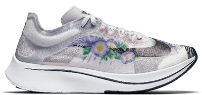 Pre-owned Nike Zoom Fly Pure Platinum Floral (women's) In Pure Platinum/white-black