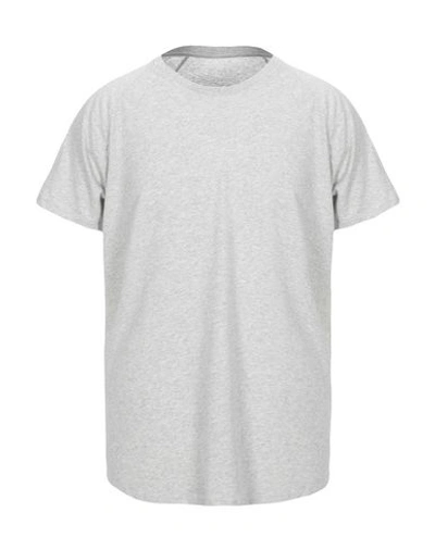 Shop Majestic T-shirt In Light Grey