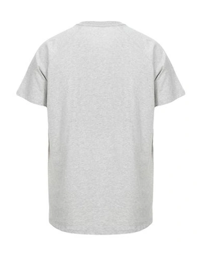 Shop Majestic T-shirt In Light Grey