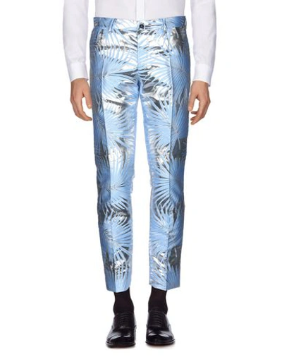 Shop Dolce & Gabbana Pants In Sky Blue
