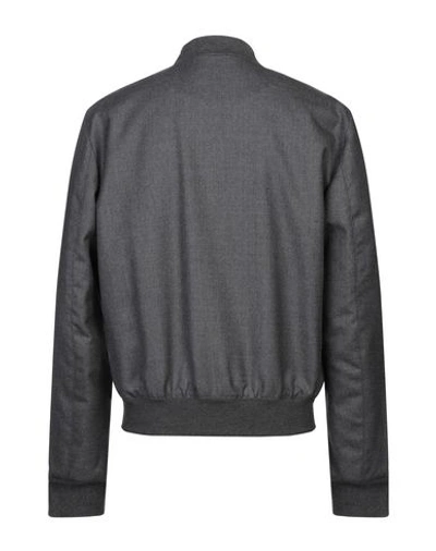 Shop Dolce & Gabbana Jackets In Steel Grey