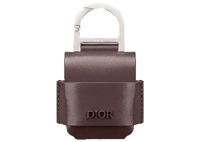 Pre-owned Dior Airpods Case Calfskin Pink