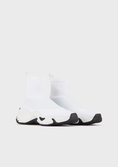 Shop Emporio Armani Sneakers - Item 11769523 In White