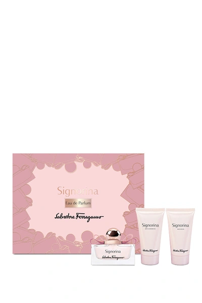 Shop Ferragamo Signorina 3-piece Fragrance Gift Set