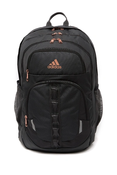 Adidas black and store rose gold backpack