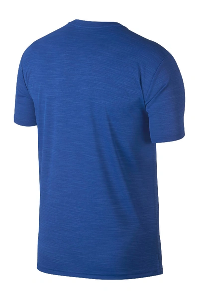 Shop Nike Super Set Dri-fit T-shirt In 480 Gamerl/black