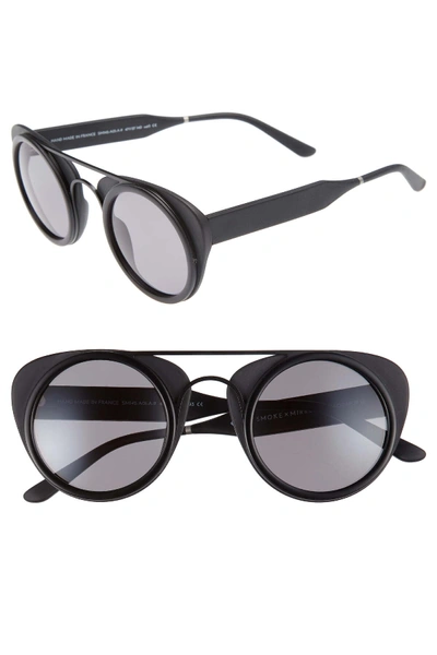 Shop Smoke X Mirrors Soda Pop 3 47mm Retro Sunglasses In Matte Black