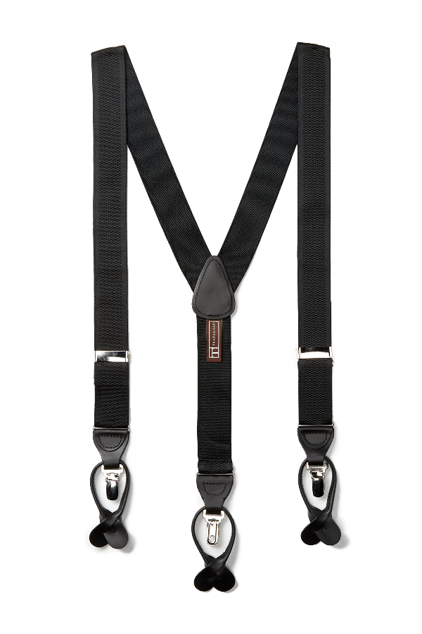 Trafalgar Convertible Stretch Suspenders In Black ModeSens
