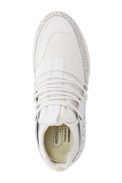 Shop Android Homme Runyon Runner Sneaker In White/grey