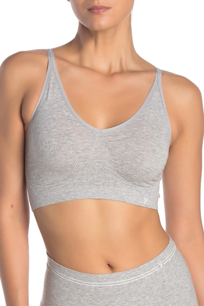 Shop Yummie By Heather Thomson Seamless Bra In Hg