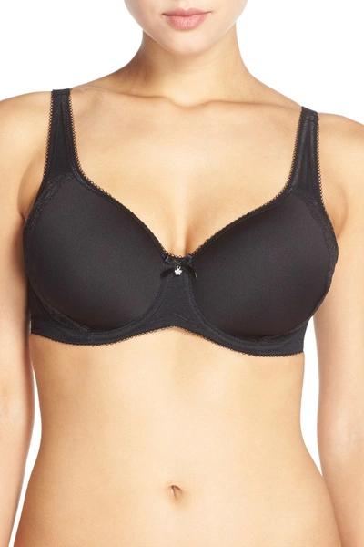 Wacoal Retro Chic Underwire Contour Bra In Black