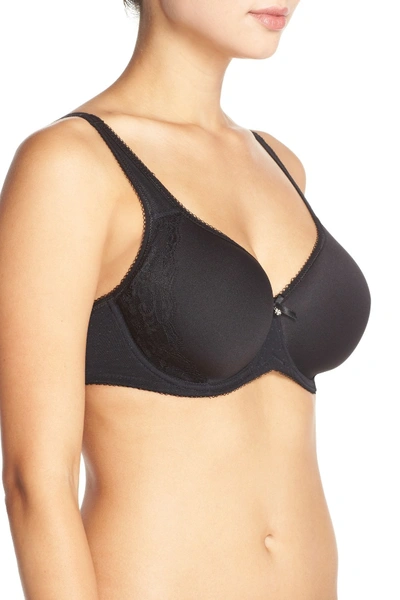 Shop Wacoal Retro Chic Underwire Contour Bra In Black