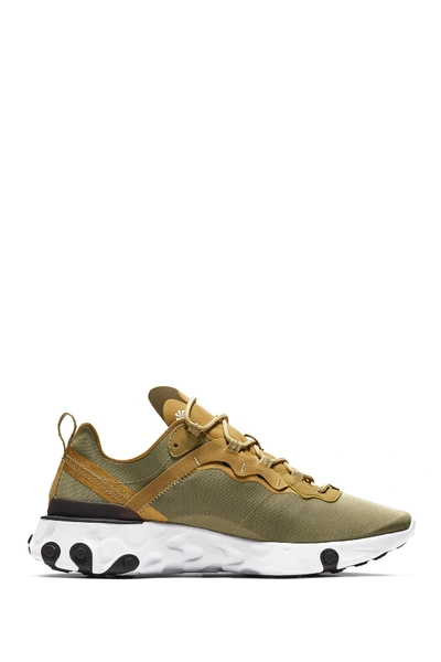 Shop Nike React Element 55 Sneaker In 700 M Gold/m Gold