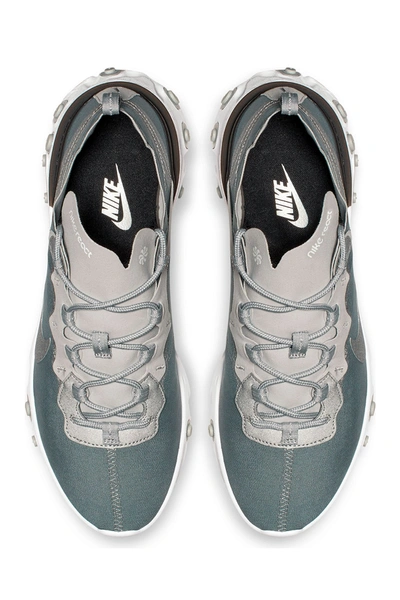 Shop Nike React Element 55 Sneaker In 007 M Silv/m Silv