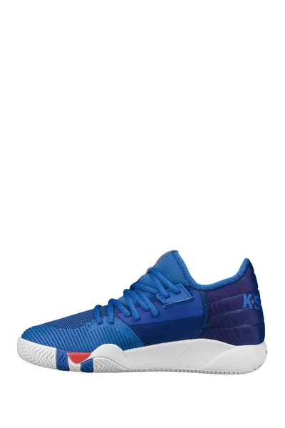 Shop K-swiss Si-2018 Mid Top Sneaker In Strong Blue/white/high-risk Red-m
