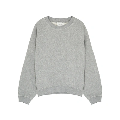 Shop American Vintage Kinouba Grey Cotton Sweatshirt