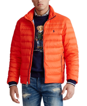 ralph lauren packable down jacket men's