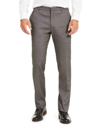 Shop Tommy Hilfiger Men's Modern-fit Thflex Stretch Knit Dress Pants In Black/white