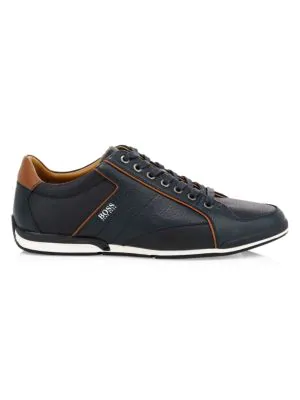 boss smart casual saturn low top trainers