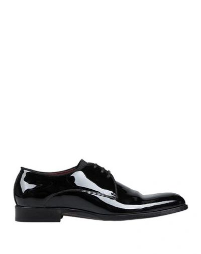 Shop Dolce & Gabbana Lace-up Shoes In Black