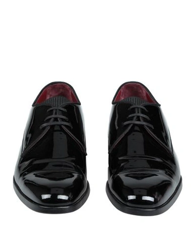 Dolce & Gabbana Derby Lace-up Shoes Lace Up Shoes Black In Black